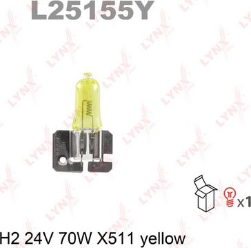LYNXauto L25155Y - Лампа накаливания autodif.ru