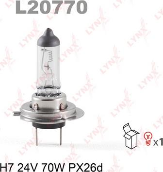 LYNXauto L20770 - Лампа накаливания, фара дальнего света autodif.ru