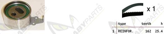 Mabyparts OBK010309 - Комплект зубчатого ремня ГРМ autodif.ru