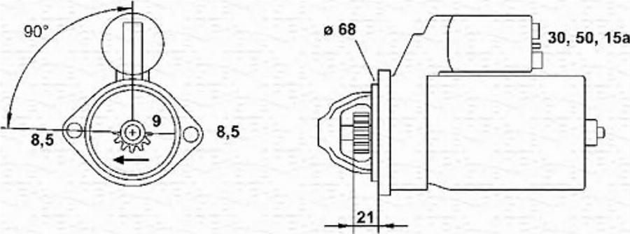 Magneti Marelli 943251439010 - Стартер autodif.ru