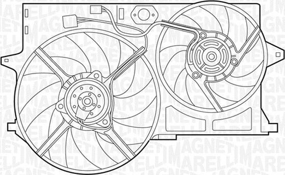 Magneti Marelli 069422299010 - Вентилятор, охлаждение двигателя autodif.ru