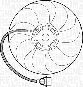 Magneti Marelli 069422272010 - Вентилятор, охлаждение двигателя autodif.ru