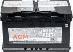 Magneti Marelli 069080800009 - Стартерная аккумуляторная батарея, АКБ autodif.ru