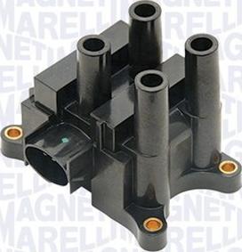 Magneti Marelli 060810220010 - Катушка зажигания Ford Fiesta V 1.3/1.6 16V - Focus 1.4/2.0 16V - Ka 1.3 (>2008) autodif.ru