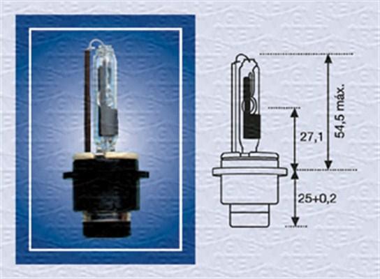 Magneti Marelli 002542100000 - Лампа накаливания, фара дальнего света autodif.ru