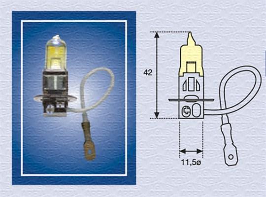 Magneti Marelli 002573100000 - Лампа накаливания, противотуманная фара autodif.ru