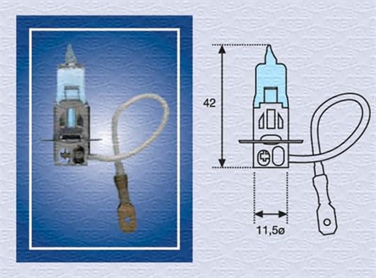Magneti Marelli 002604100000 - Лампа накаливания, противотуманная фара autodif.ru