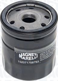 Magneti Marelli 152071758793 - Фильтр масляный: AUSTIN MAESTRO, FSO POLONEZ, LAND ROVER FREELANDER, DISCOVERY, ROVER STREETWISE, 45 autodif.ru