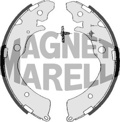 Magneti Marelli 360219198349 - Тормозные башмаки, барабанные autodif.ru