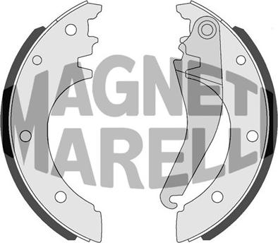 Magneti Marelli 360219198356 - Тормозные башмаки, барабанные autodif.ru