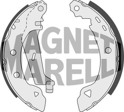 Magneti Marelli 360219198351 - Тормозные башмаки, барабанные autodif.ru