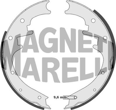 Magneti Marelli 360219198368 - Тормозные башмаки, барабанные autodif.ru