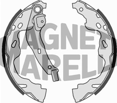 Magneti Marelli 360219198309 - Тормозные башмаки, барабанные autodif.ru