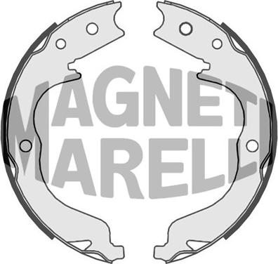 Magneti Marelli 360219198386 - Тормозные башмаки, барабанные autodif.ru