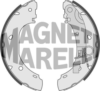 Magneti Marelli 360219192178 - Тормозные башмаки, барабанные autodif.ru