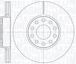 Magneti Marelli 361302040530 - Тормозной диск autodif.ru