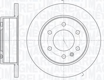 Magneti Marelli 361302040295 - Тормозной диск autodif.ru