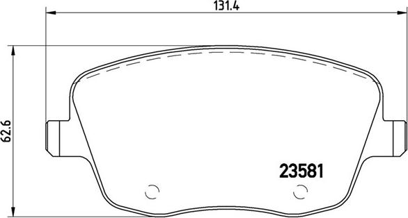 Magneti Marelli 363700585057 - Тормозные колодки, дисковые, комплект autodif.ru