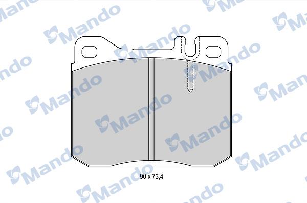 Mando MBF015058 - Сигнализатор, износ тормозных колодок autodif.ru