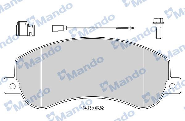 Mando MBF015034 - Сигнализатор, износ тормозных колодок autodif.ru