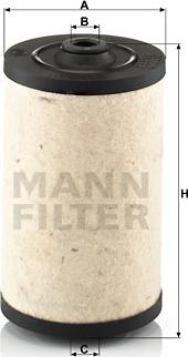 Mann-Filter BFU 811 - Топливный фильтр autodif.ru