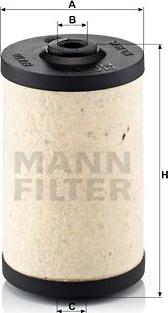Mann-Filter BFU 700 x - Топливный фильтр autodif.ru