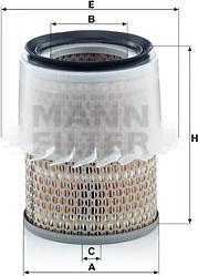 Mann-Filter C 16 148 - Воздушный фильтр, двигатель autodif.ru