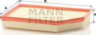 Mann-Filter C 35 177 - Воздушный фильтр, двигатель autodif.ru