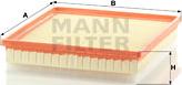 Mann-Filter C 30 163 - Воздушный фильтр, двигатель autodif.ru