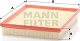 Mann-Filter C 30 130 - Воздушный фильтр, двигатель autodif.ru