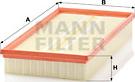 Mann-Filter C 37 153 - Воздушный фильтр, двигатель autodif.ru