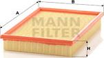Mann-Filter C 2991/2 - Воздушный фильтр, двигатель autodif.ru