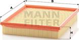 Mann-Filter C 2696 - Воздушный фильтр MANN-FILTER C2696 autodif.ru