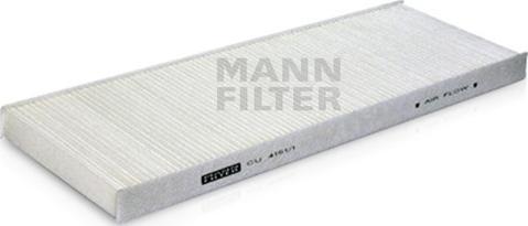 Mann-Filter CU 4151/1 - Фильтр воздуха в салоне autodif.ru