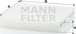 Mann-Filter CU 1835 - Фильтр воздуха в салоне autodif.ru