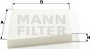 Mann-Filter CU 3461 - Фильтр воздуха в салоне autodif.ru