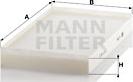 Mann-Filter CU 3540 - Фильтр воздуха в салоне autodif.ru