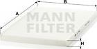 Mann-Filter CU 3562 - Фильтр воздуха в салоне autodif.ru