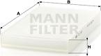 Mann-Filter CU 3192 - Фильтр воздуха в салоне autodif.ru