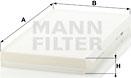 Mann-Filter CU 3139 - Фильтр воздуха в салоне autodif.ru
