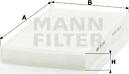 Mann-Filter CU 2956 - Фильтр воздуха в салоне autodif.ru