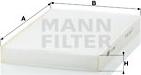 Mann-Filter CU 2952 - Фильтр воздуха в салоне autodif.ru