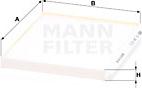 Mann-Filter CU 24 013 - Фильтр воздуха в салоне autodif.ru