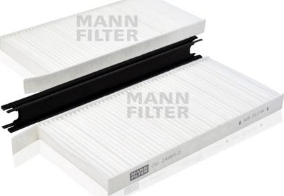Mann-Filter CU 2418/1-2 - Фильтр воздуха в салоне autodif.ru