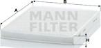 Mann-Filter CU 2436 - Фильтр воздуха в салоне autodif.ru