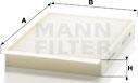 Mann-Filter CU 25 002 - Фильтр салонный MERCEDES-BENZ GL (X166) 12-, M-Klasse (W166) 11- MANN autodif.ru