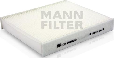 Mann-Filter CU 26 010/2 - Фильтр воздуха в салоне autodif.ru