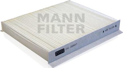 Mann-Filter CU 2680/1 - Фильтр воздуха в салоне autodif.ru