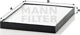 Mann-Filter CU 2634 - Фильтр салона ELANTRA(XD)00-06, MATRIX(02-06) autodif.ru