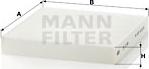 Mann-Filter CU 2149 - Фильтр воздуха в салоне autodif.ru